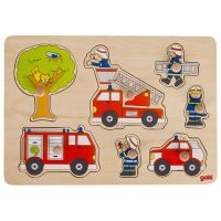 Logo Intervention des pompiers, puzzle  encastrements 57746