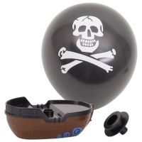 Logo Bateau de pirate avec ballon 13225