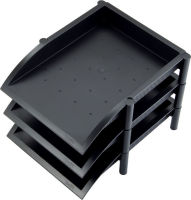 Logo Helit corbeille � courrier 'the high line', a4, noir 5639112