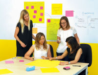 Logo Post-it grandes notes adh�sives super sticky, 558 x 558 mm 9006166