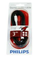 Logo Cable audio stereo, 2x adaptable sur rca male / 2x adaptable sur rca male, 3m swa2523w/10