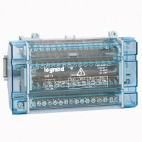 Logo Rpartiteur mod monobloc - 4p - 125 a - 17 connexions - 10 modules 004876