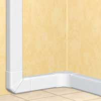 Logo Goulotte 50x80 dlp monobloc - 1 couv 65 mm - l. 2 m - blanc 010462