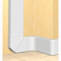 Logo Goulotte 65x195 dlp monobloc - 1 couv 180 mm - l. 2 m - blanc 010476
