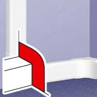 Logo Traverse de mur - pour goulotte dlp monobloc largeur 80  150 mm 010698