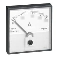 Logo Cadran de mesure (1 rond + 1 carr) pour ampremtre analogique - 0-600 a 014620
