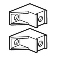 Logo Support bornier ip 2x (2) - pour coffrets xl 160 020050