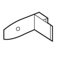 Logo Support goulotte (2) - xl 160 - montage directe goulotte lina 25 en vertical 020070