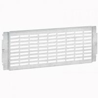 Logo Platine universelle perfor�e - pour coffrets et armoires xl� 400 - h 200 mm 020241