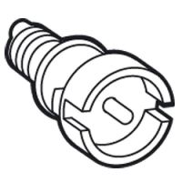 Logo Empreinte double barre - pour portes m�tal ou vitr�es xl� 400 020296