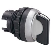 Logo Osmoz compo - bouton tournant non lum - manette - 2 posit. fixes (0 � 12h) noir 023907