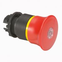 Logo Osmoz compo - coup de poing lum - ''pousser-tirer'' - arr�t d'urgence - rouge 024082