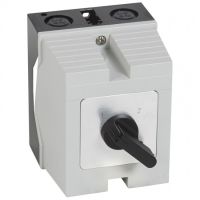 Logo Commutateur - inverseur sans arr�t - pr 17 - 4p - 8 contacts - bo�tier 96x120 mm 027758