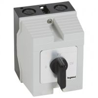 Logo Commutateur moteur triphas� - d�marreur 2 vitesses - pr 17 - 0-pv-gv - bo�tier 027777