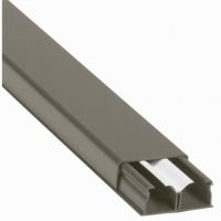 Logo Guide-c�bles marron 40x16 grande capacit� - 2 comp - l. 2,1 m 030081