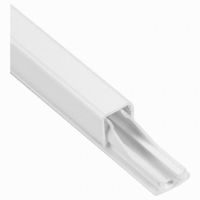 Logo Guide-c�bles blanc 1 c�ble - pour c�bles �3 � 6 mm - l. 2,1 m 030098