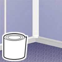Logo Joint isolation mural d�coupable - moulure/plinthe dlplus et dlp - l. 5 m 030418