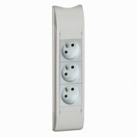 Logo Bloc-colonne � c�bler - 3x2p+t 16 a - l. 260 mm - alu 030732