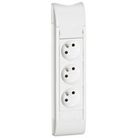 Logo Bloc-colonne � c�bler - 3x2p+t 16 a - l. 260 mm - blanc 031040