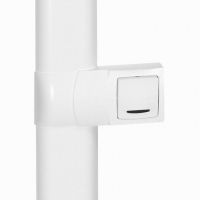 Logo Cadre app. saillie 1 poste - pose le long des plinthes dlplus p. 20 - blanc 031450