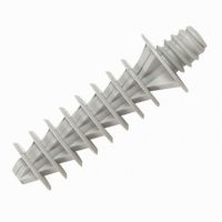 Logo Cheville  visser - perage  8 - tte filte  6,6 - pas 150 - gris ral 7035 031882