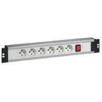 Logo Bloc d'alimentation (pdu) 19'' lcs� - 230 v~ - 6 x 2p+t + disjoncteur 2p 16 a 033237