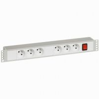 Logo Bloc d'alimentation (pdu) 19'' lcs� - 230 v~ - 6 x 2p+t avec inter � voyant 033288