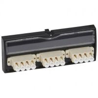 Logo Bloc fibre optique lc - 12 fibres multimode - pour panneau/tiroir optique - lcs� 033519