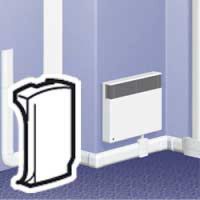 Logo Embout sabot - pour plinthe dlplus h. 20 - blanc 033664