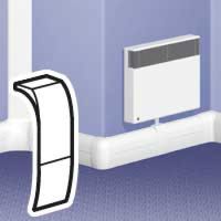 Logo Embout sabot - pour plinthe dlp 140x35 - blanc 033714