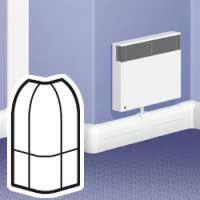 Logo Angle ext variable - pour plinthe dlp 140x35 - blanc 033716