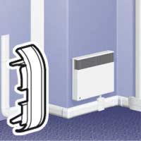 Logo Embout - pour plinthe dlplus 120x20 - blanc 033774