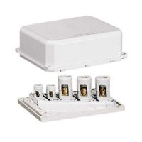 Logo Coffret mati�re moul�e -ip40-3- 118x92x45 - re�oit les bornes 6-10-16-25-35 mm� 034022