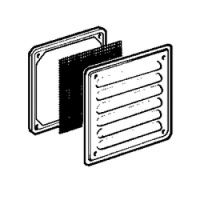 Logo Ou�e d'a�ration m�tal - ip32 ik10 - ral 7032 - 138 x 138 mm 036570