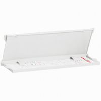 Logo Pochette ferme autocollante pour plans - ip 50 - 324x120x18 mm - gris ral 7035 036582