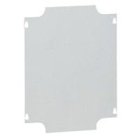 Logo Plaque de montage m�tal - �p 15/10 - pour bo�tier industriel 310x240x160 035093