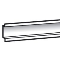 Logo Rail sym�trique lina 25 - pour atlantic/inox/marina larg. 1000 - l. 943 mm 036785