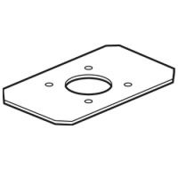 Logo Plaque de renfort perc�e pour suspension -pour pupitre de commande atlantic axis 035730