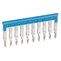 Logo Peigne pr bloc jonc viking 3 vis et ressort - pour 10 blocs - pas de 5 - bleu 037500