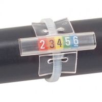 Logo Porte-rep�res pour c�bles m�mocab - l rep�rage 20 mm (8 rep�res) 037712