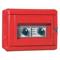 Logo Coffret d�senfumage plexo - avec 2 commut et 2x3 voyants signalisation 038037