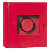 Logo Coffret de s�curit� ''bris de glace'' - double position - rouge - encastr� 038061