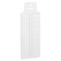 Logo Rep�re vierge adh�sif - pour logicab 2 - 17,5x8 mm - blanc 038507