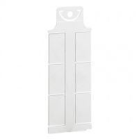 Logo Rep�re auxilaire cde et signalisation - pour logicab 2 - blanc - mod�le large 038512