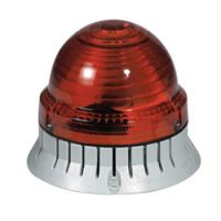 Logo Feu clignotant/fixe sonore 30 candelas - ip 30 - ik 10 - 24 v~ et = - rouge 041340