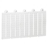 Logo Plaque rep�res bloc jonction viking 3 - vierges - pas 6 mm 039501