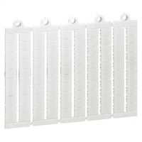 Logo Plaque rep�res bloc jonction viking 3 - vierges - pas 8 mm 039502