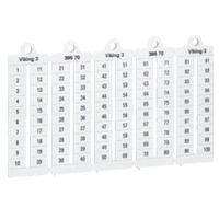 Logo Plaque rep�res bloc jonction viking 3 - lect vert - pas 5 - chiffres 31 � 40 039558