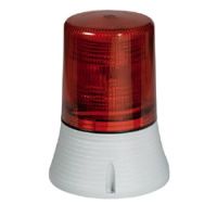 Logo Feu tournant signalisation 1500 candelas - ip 65 - ik 10 - 24 v~ et = - rouge 041303