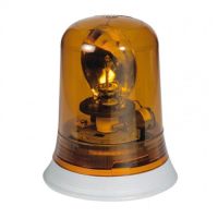 Logo Feu tournant signalisation 10 000 candelas - ip 55 - ik 08 - 230 v~ - orange 041316